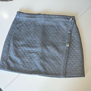 Aqua quilter zipper skirt sz 6 with pockets